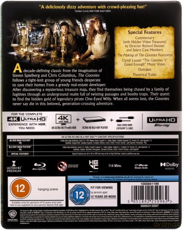 The Goonies (steelbook) [Blu-Ray 4K]+[Blu-Ray]