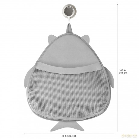 3 Sprouts - Bath Storage - Gray Shark
