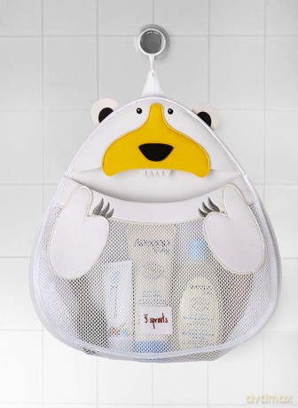 3 Sprouts - Bath Storage - White Polar Bear