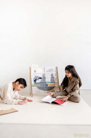 3 Sprouts - Book Rack - Gray Sloth