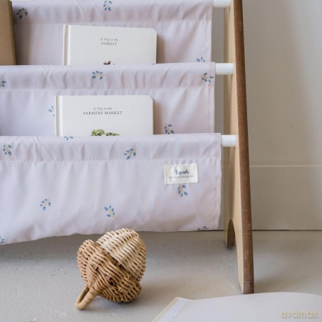 3 Sprouts Stojak na Książki Recycled Blueberry Taupe