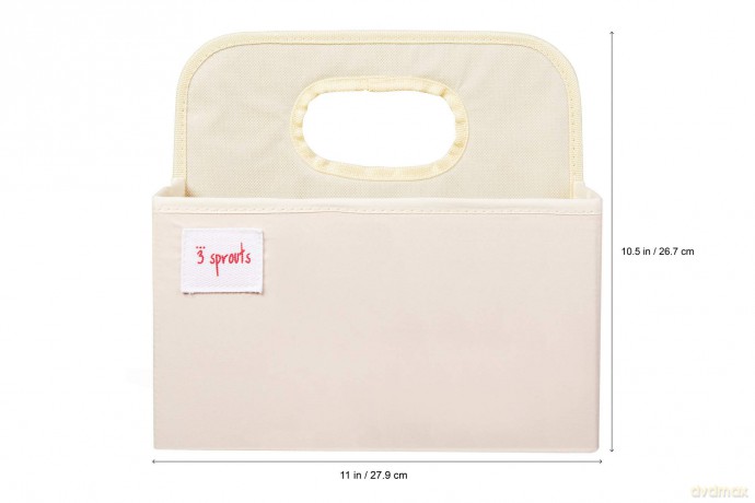 3 Sprouts - Diaper Caddy - Black Bear