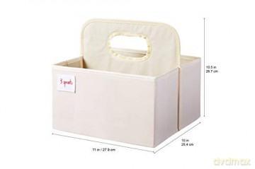3 Sprouts - Diaper Caddy - Blue Whale