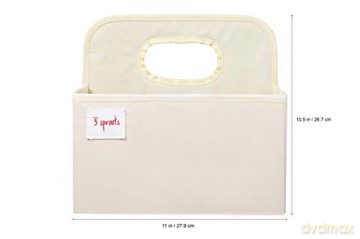 3 Sprouts - Diaper Caddy - Blue Whale