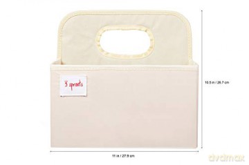 3 Sprouts - Diaper Caddy - Grey Hedgehog