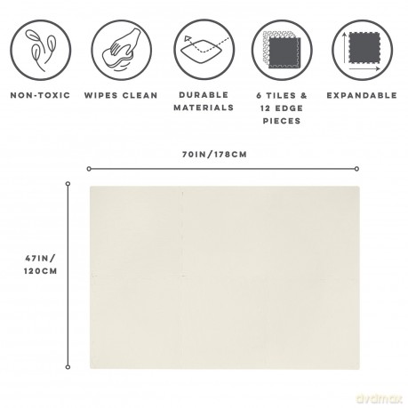 3 Sprouts - Floor puzzle - Creme (IFRSCR)