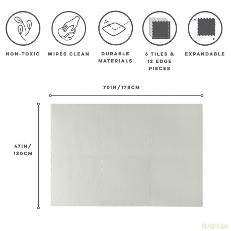 3 Sprouts - Floor puzzle - Dove Grey (IFRSLG)