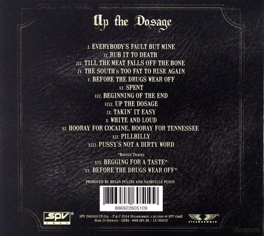 Nashville Pussy: Up The Dosage (Limited Edition) [CD]