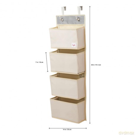 3 Sprouts - Hanging Wall Organizer - Otter
