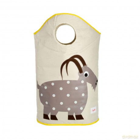 3 Sprouts - Laundry Hamper - Gray Goat