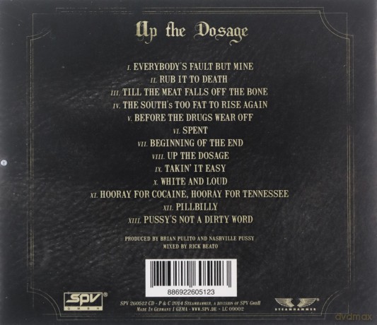 Nashville Pussy: Up The Dosage [CD]