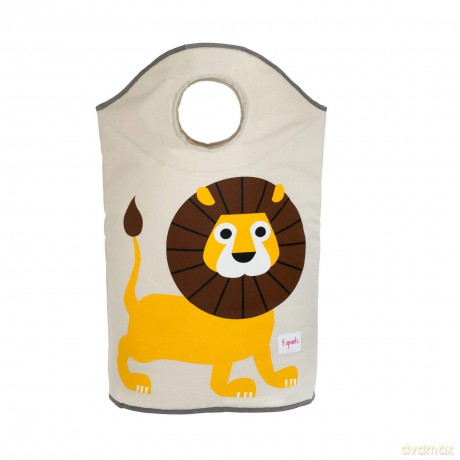 3 Sprouts - Laundry Hamper - Yellow Lion