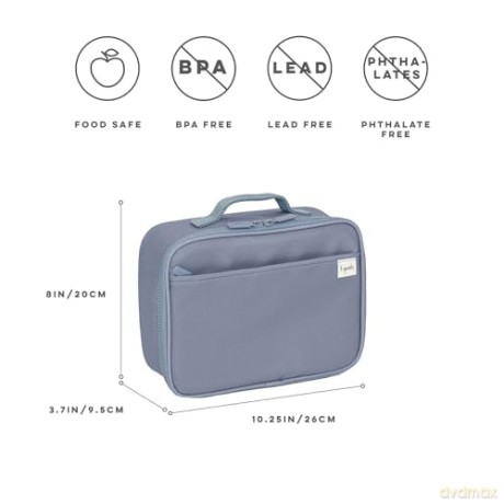 3 Sprouts - Lunch bag - Blue (ILBSBL)