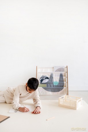 3 Sprouts - Modern Folding Crate Medium Cream