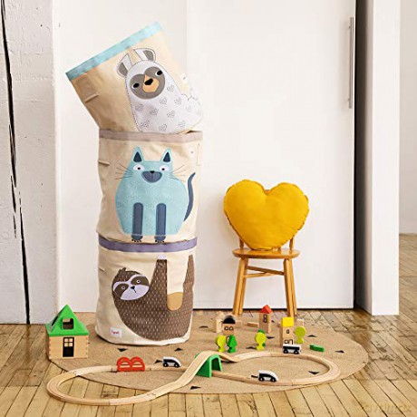 3 Sprouts - Storage Bin - Blue Cat