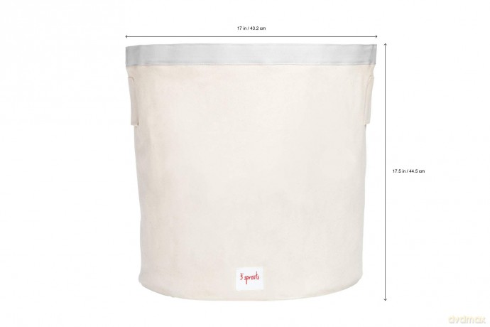 3 Sprouts - Storage Bin - Gray Raccoon