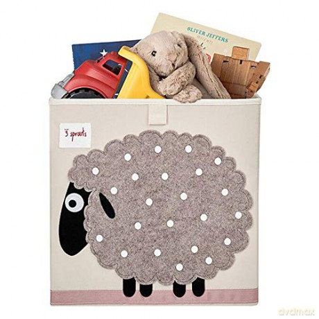 3 Sprouts - Storage Box - Beige Sheep