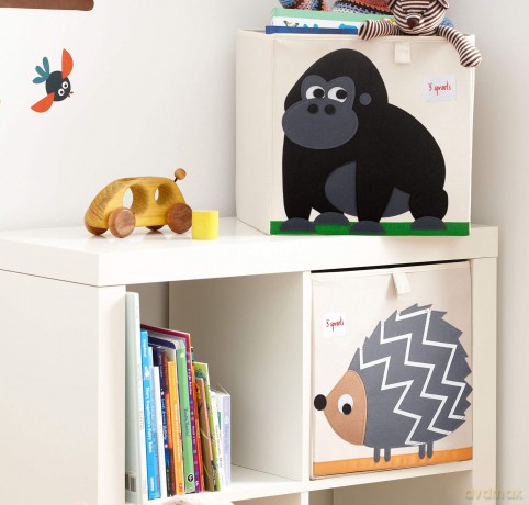 3 Sprouts - Storage Box - Black Gorilla