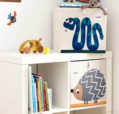 3 Sprouts - Storage Box - Blue Snake