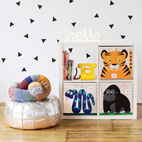 3 Sprouts - Storage Box - Blue Snake