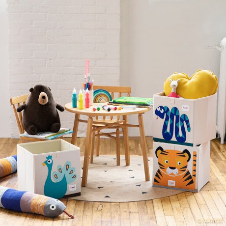 3 Sprouts - Storage Box - Blue Snake