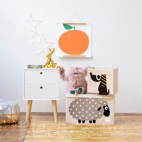 3 Sprouts - Storage Box - Brown Dog