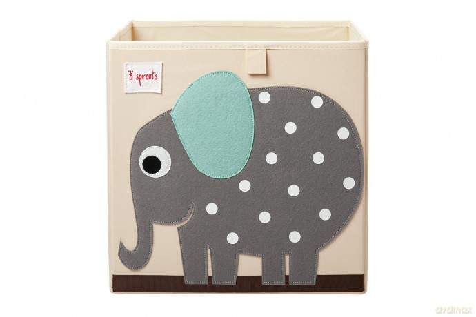 3 Sprouts - Storage Box - Gray Elephant pudełko