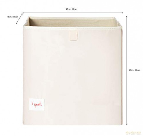 3 Sprouts - Storage Box - Gray hedgehog