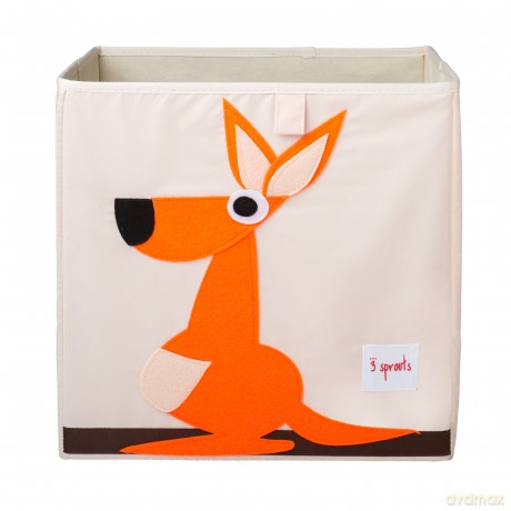 3 Sprouts - Storage Box - Orange Kangaroo