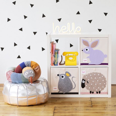 3 Sprouts - Storage Box - Purple Rabbit
