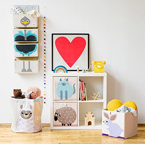 3 Sprouts - Storage Box - Purple Rabbit