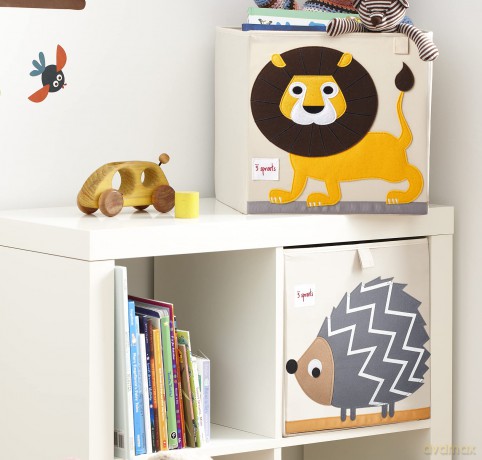 3 Sprouts - Storage Box - Yellow Lion