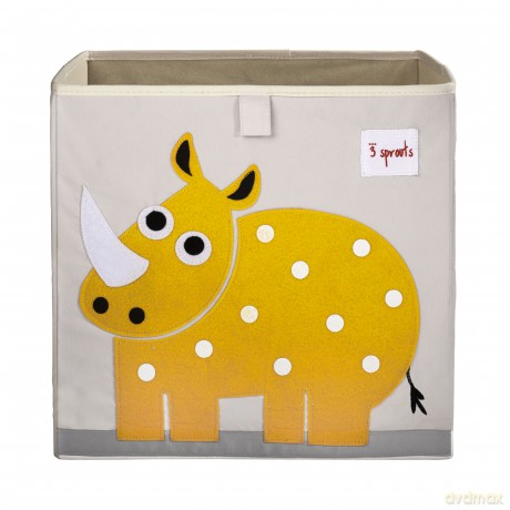 3 Sprouts - Storage Box - Yellow Rhino