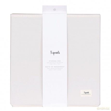 Pudełko na zabawki 3 Sprouts - Storage Box Cream
