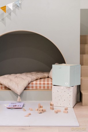 Pudełko na zabawki 3 Sprouts - Storage Box Green