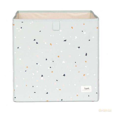 Pudełko na zabawki 3 Sprouts - Storage Box Terrazzo/Green