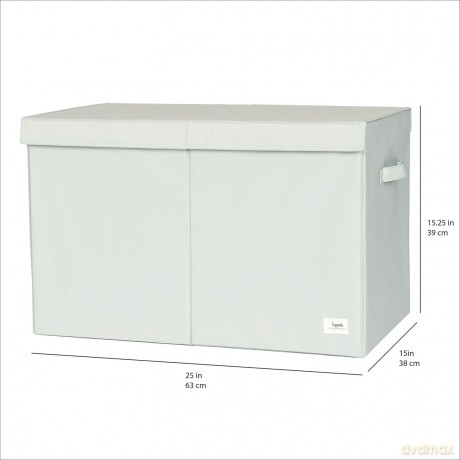 3 Sprouts - Storage box with lid Green