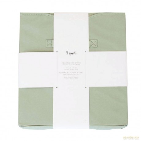 3 Sprouts - Storage box with lid Green