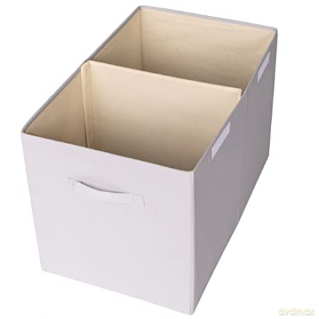 3 Sprouts - Storage box with lid Light Grey