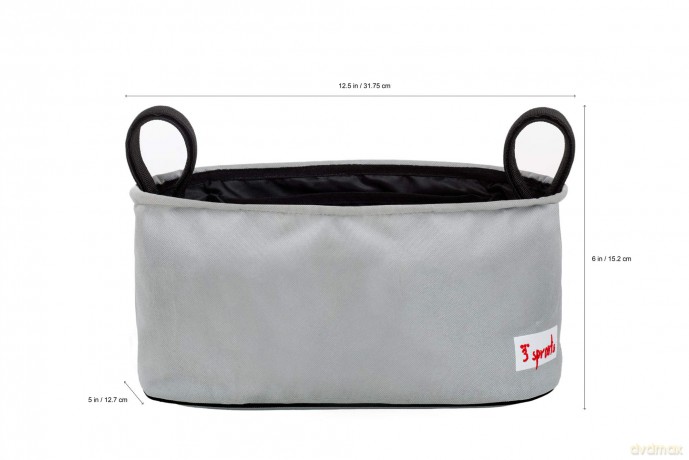 3 Sprouts - Stroller Organizer - Purple Rabbit