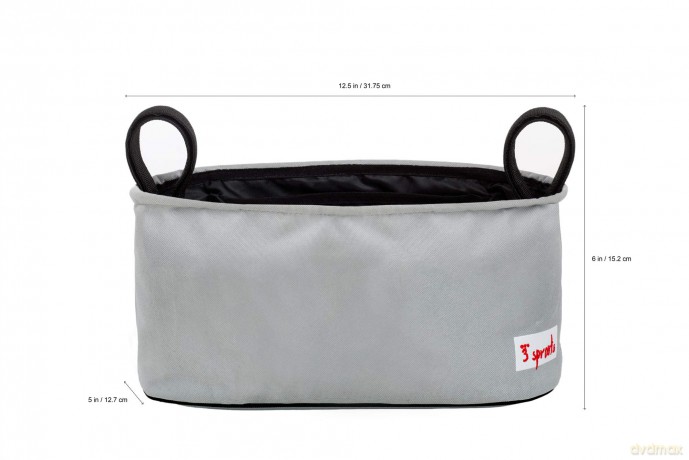 3 Sprouts - Stroller Organizer - Teal Raccoon