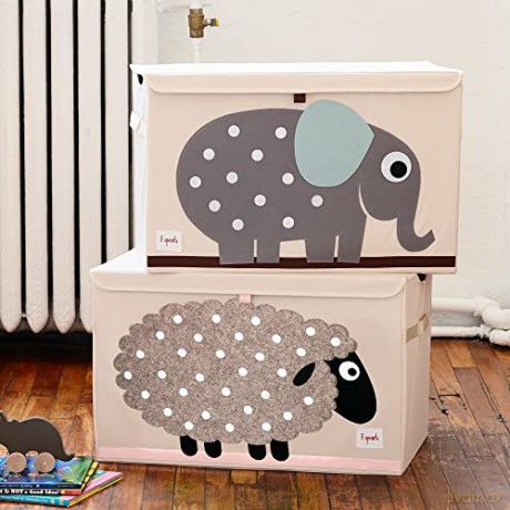 3 Sprouts - Toy Chest - Beige Sheep