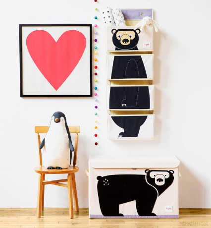 3 Sprouts - Toy Chest - Black Bear