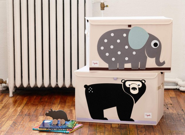 3 Sprouts - Toy Chest - Black Bear