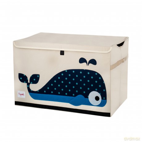 3 Sprouts - Toy Chest - Blue Whale