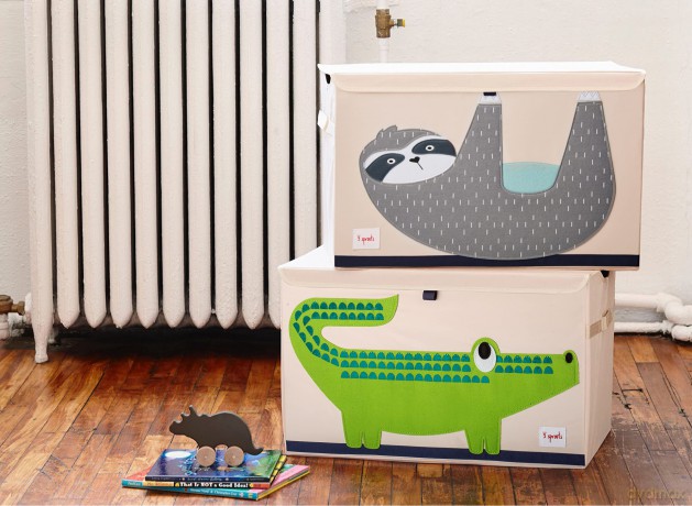3 Sprouts - Toy Chest - Gray Sloth