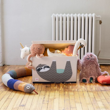3 Sprouts - Toy Chest - Gray Sloth