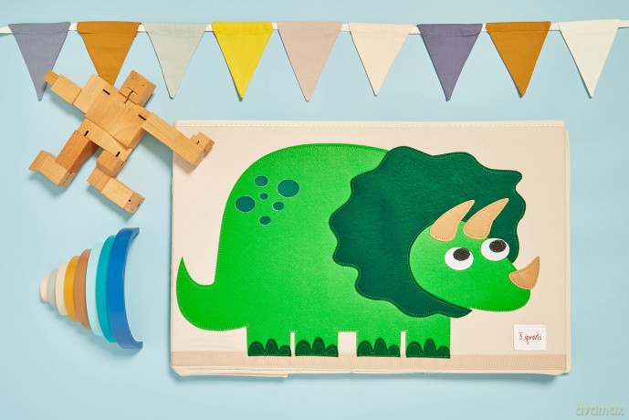 3 Sprouts - Toy Chest - Green Dino