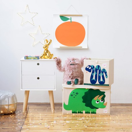 3 Sprouts - Toy Chest - Green Dino