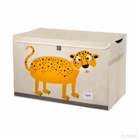 3 Sprouts - Toy Chest - Orange Leopard